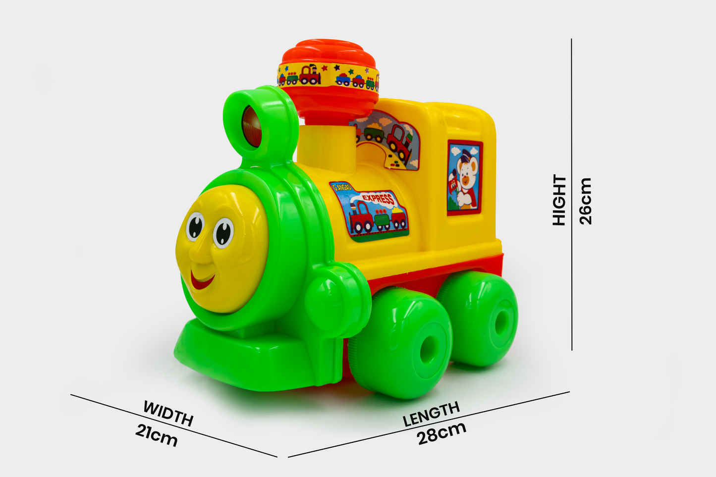 Toybharat Thomas Engine |Multicolour | Travel Toys | Birthday Gift for Boy and Girl Baby |Pull Along Toy