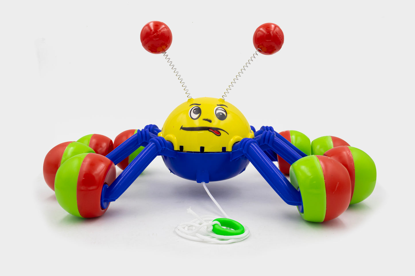 ToyBharat Pulling Octopus is a vibrant multicolour pull-along toy for toddlers aged 1-6 years. Safe, non-toxic, and engaging, it encourages walking, balance, and imaginative play indoors and outdoors.
