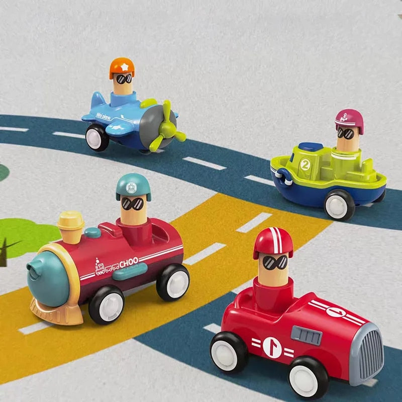 ToyBharat Pressing Go Boat is a Push N Go Toy in bright Multicolour with a Realistic Design. Perfect Birthday Gift for Kids aged 1–6 Years. Safe, Non-Toxic, ideal for Indoor and Outdoor Play fun.