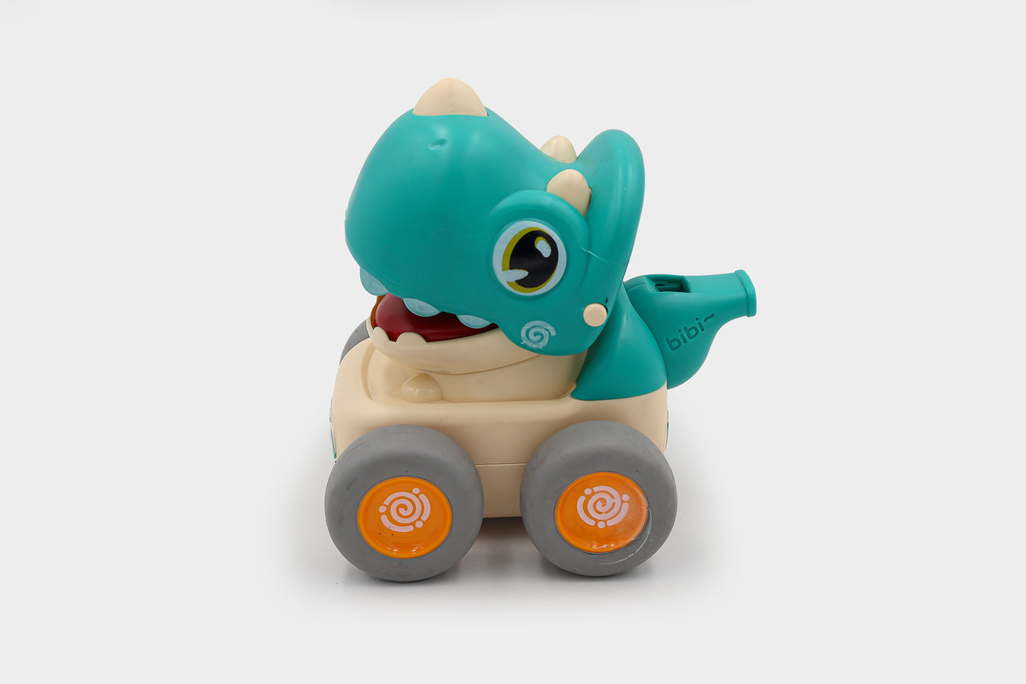 ToyBharat Push N Go Dino is a colourful travel toy that moves with a gentle push. Fun, durable, and perfect birthday gift for baby boys and girls.