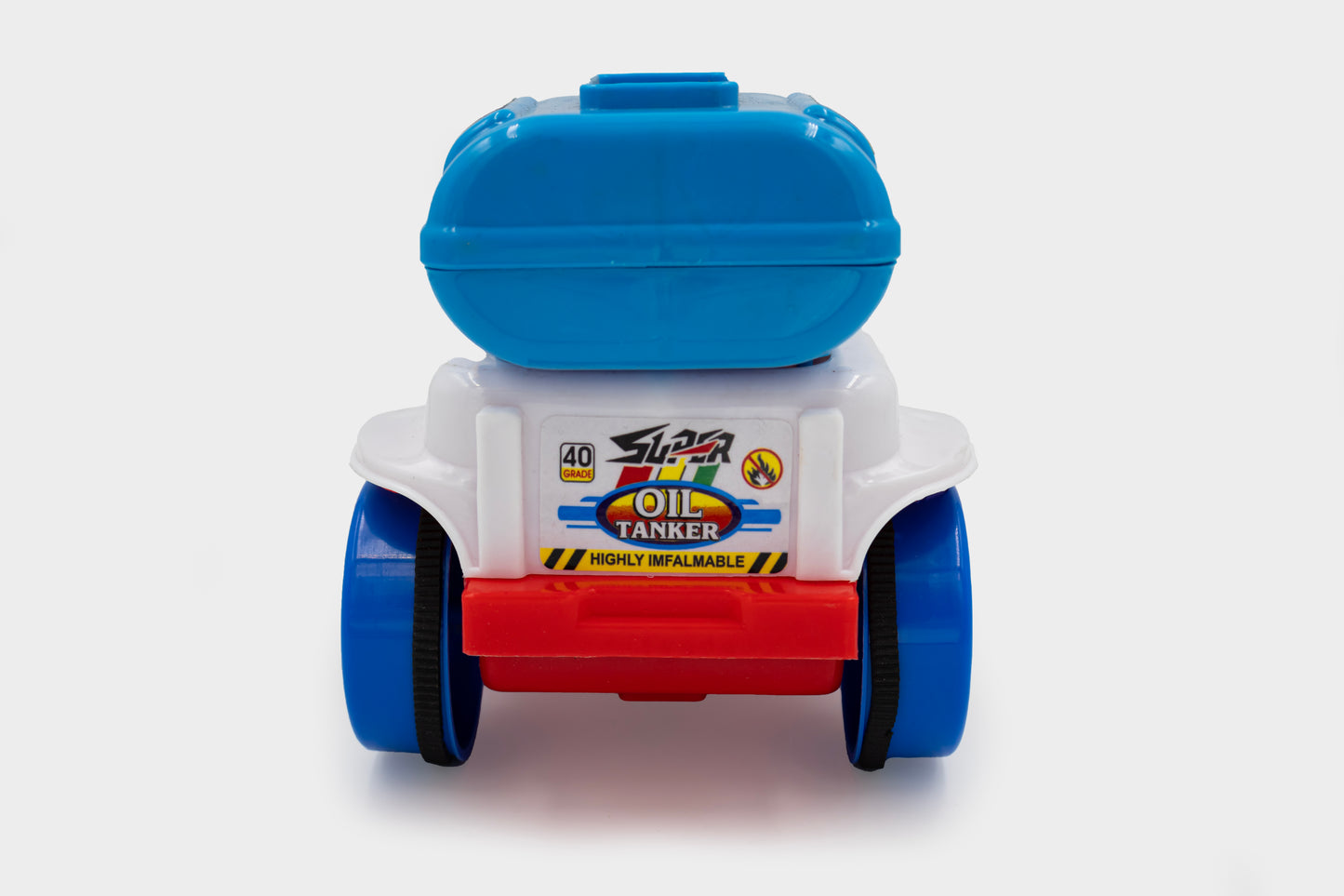 ToyBharat Push N Go Oil Tanker toy with a realistic design is perfect for kids aged 1-6 years. This multicolour, safe, and non-toxic toy ensures fun indoor and outdoor play, making it an ideal kids gift.