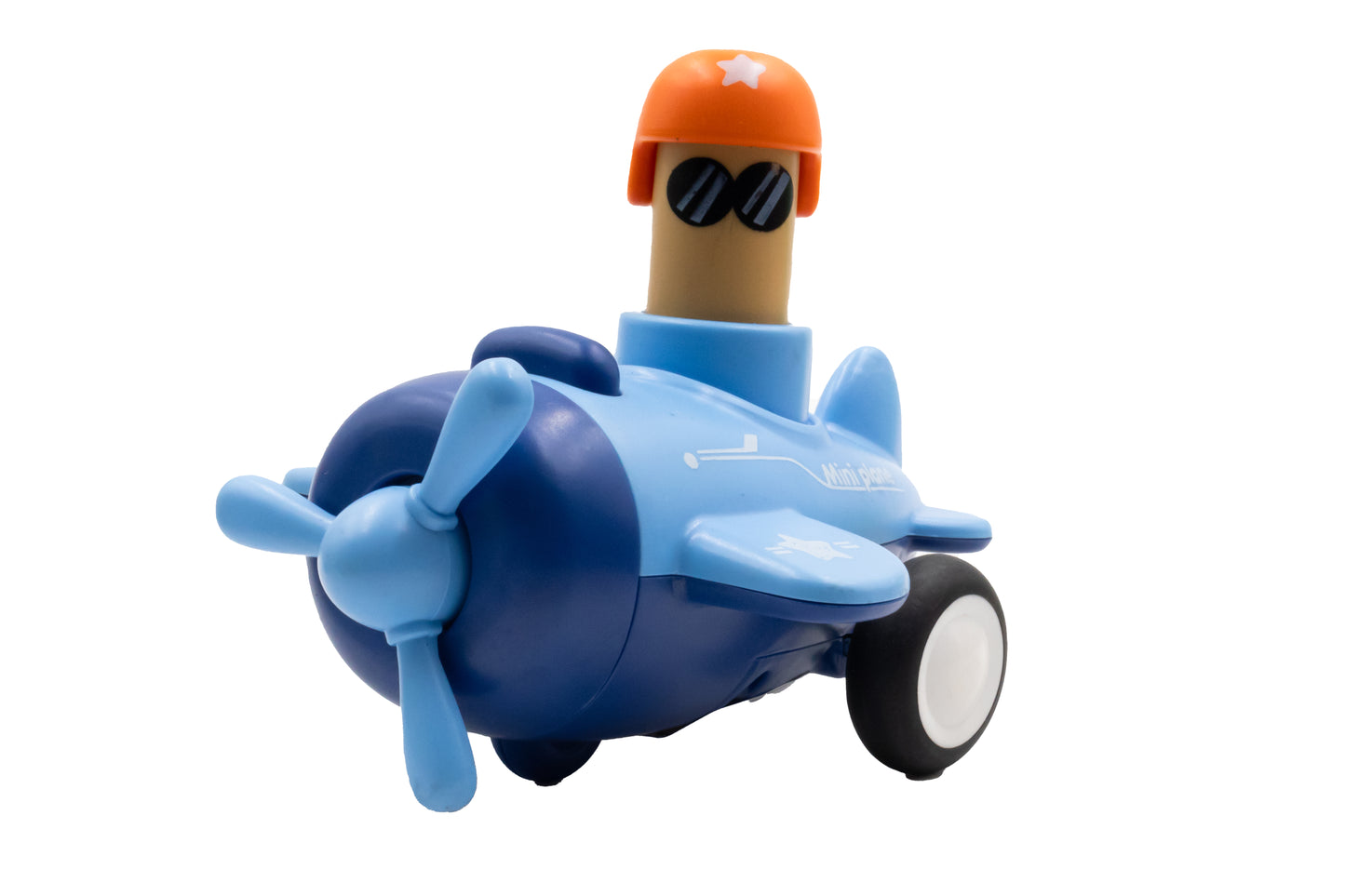 ToyBharat Pressing Go Plane is a colourful Push N Go Toy for kids. A safe, non-toxic, and realistic toy that's perfect as a birthday gift. Great for indoor and outdoor play for toddlers aged 1–6 years.