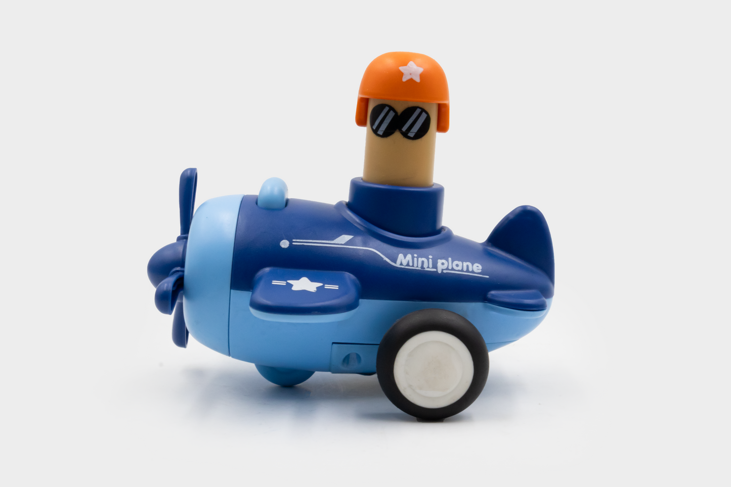 ToyBharat Pressing Go Plane is a colourful Push N Go Toy for kids. A safe, non-toxic, and realistic toy that's perfect as a birthday gift. Great for indoor and outdoor play for toddlers aged 1–6 years.