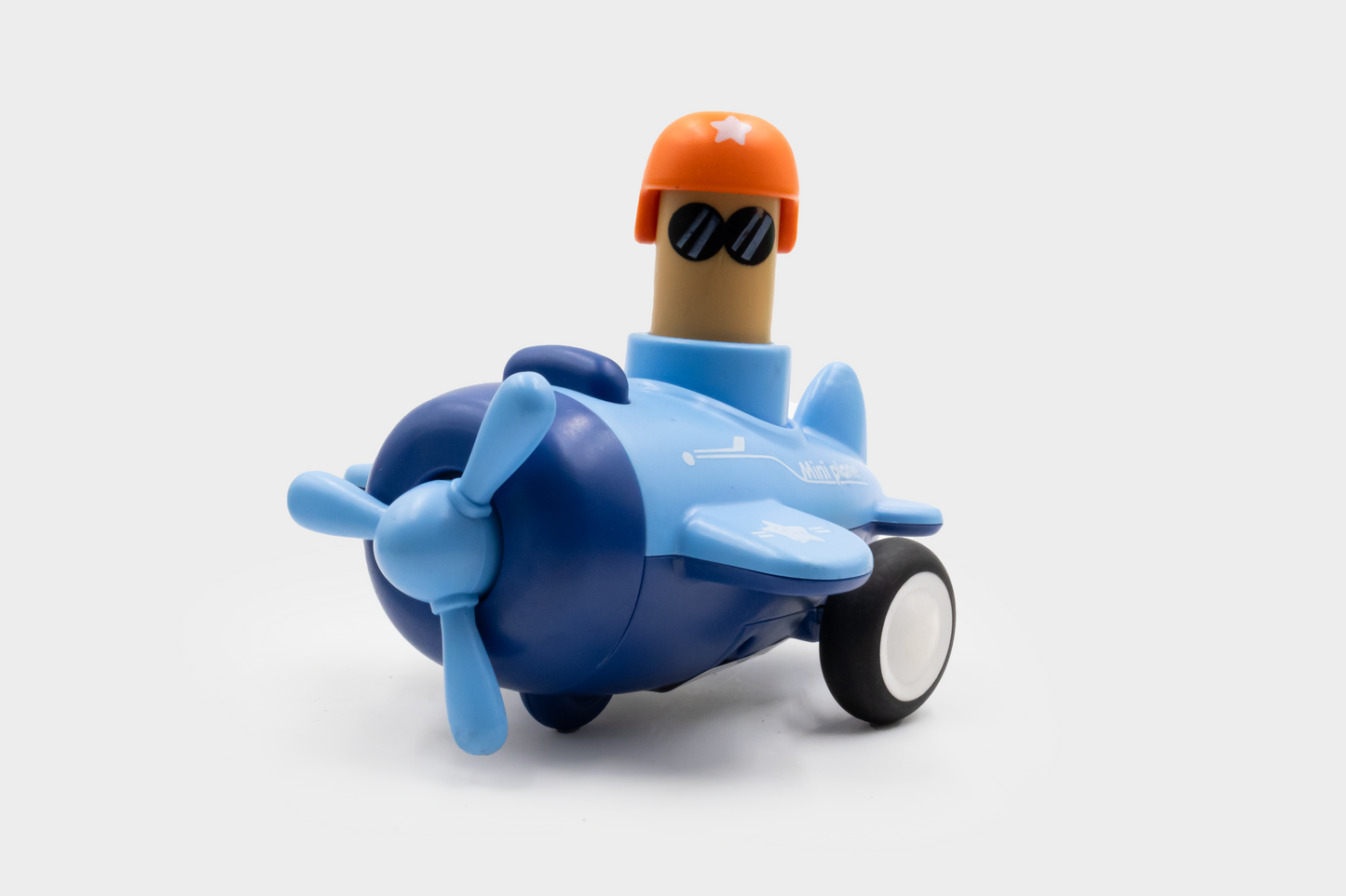ToyBharat Pressing Go Plane is a colourful Push N Go Toy for kids. A safe, non-toxic, and realistic toy that's perfect as a birthday gift. Great for indoor and outdoor play for toddlers aged 1–6 years.