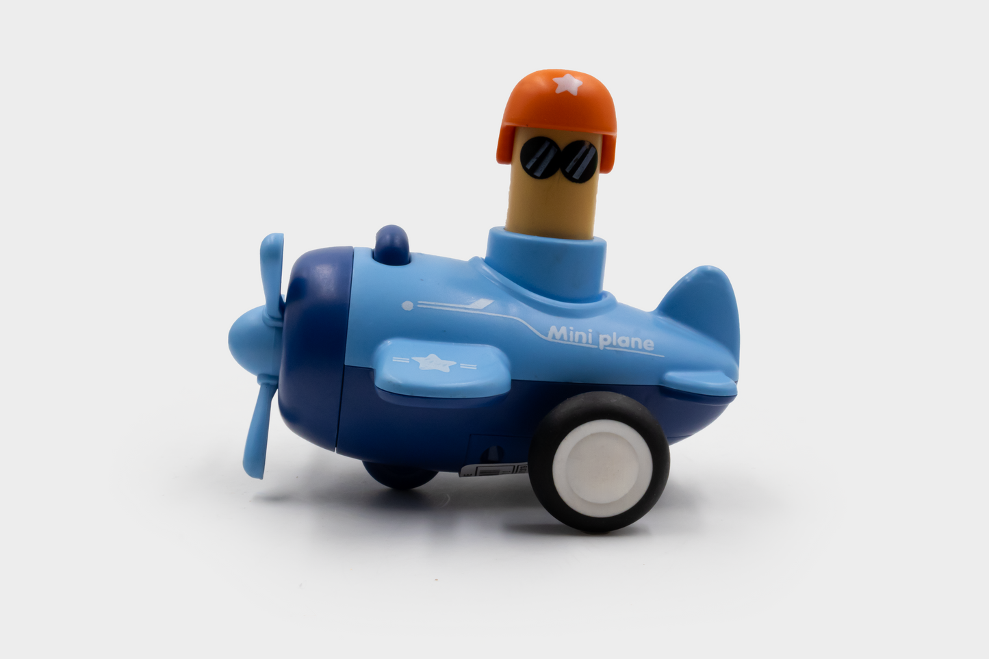 ToyBharat Pressing Go Plane is a colourful Push N Go Toy for kids. A safe, non-toxic, and realistic toy that's perfect as a birthday gift. Great for indoor and outdoor play for toddlers aged 1–6 years.