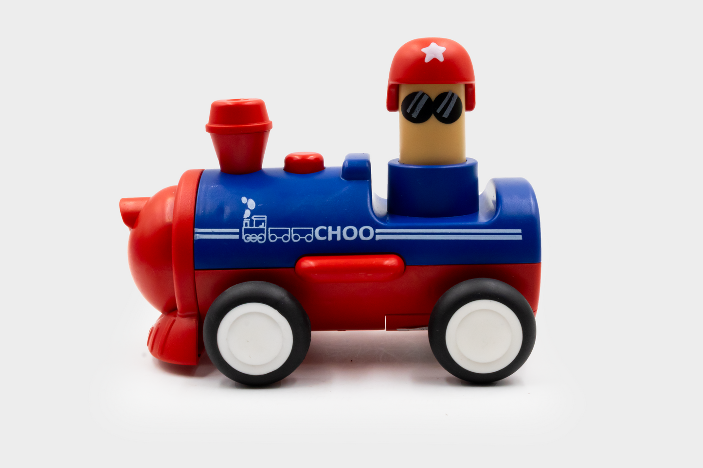 ToyBharat Pressing Go Loco is a colourful Push N Go Travel Toy for kids aged 1–6 years. Safe, Non-Toxic, and Realistic in design—perfect for indoor and outdoor play, gifting, and early learning fun.