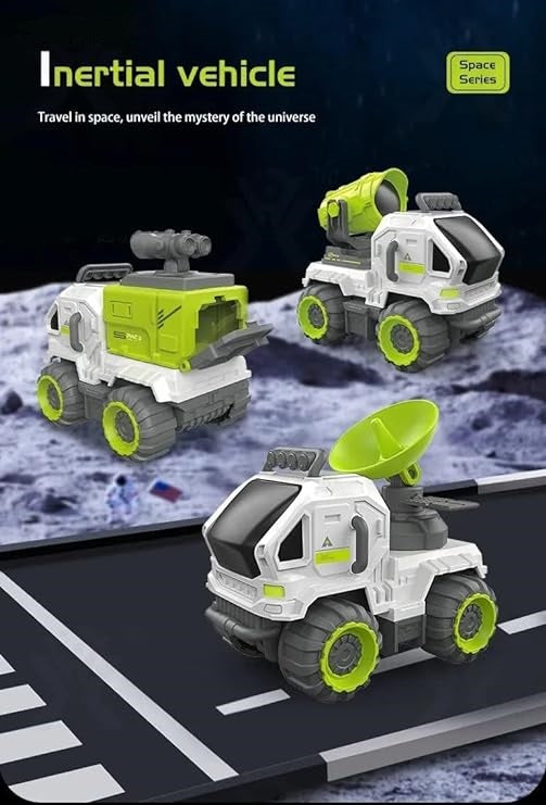 Toybharat Space Car |Multicolour |Intractive Toys| Birthday Gift for Boy and Girl Baby