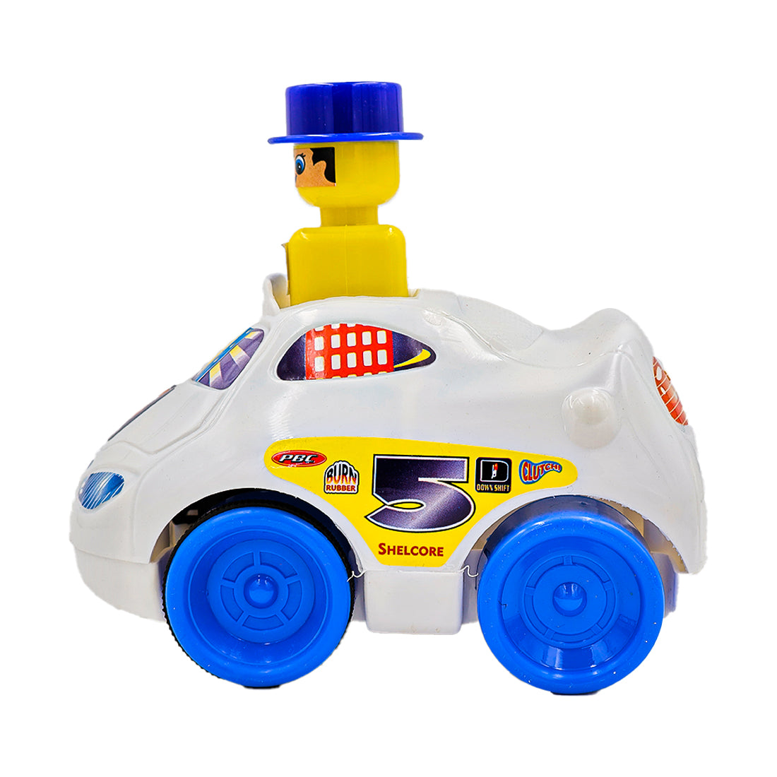 ToyBharat Push n Go Sports Car with a realistic design and vibrant multicolour look is perfect for kids aged 1-6 years. Safe, non-toxic, and ideal for indoor and outdoor play, it makes a great birthday gift.