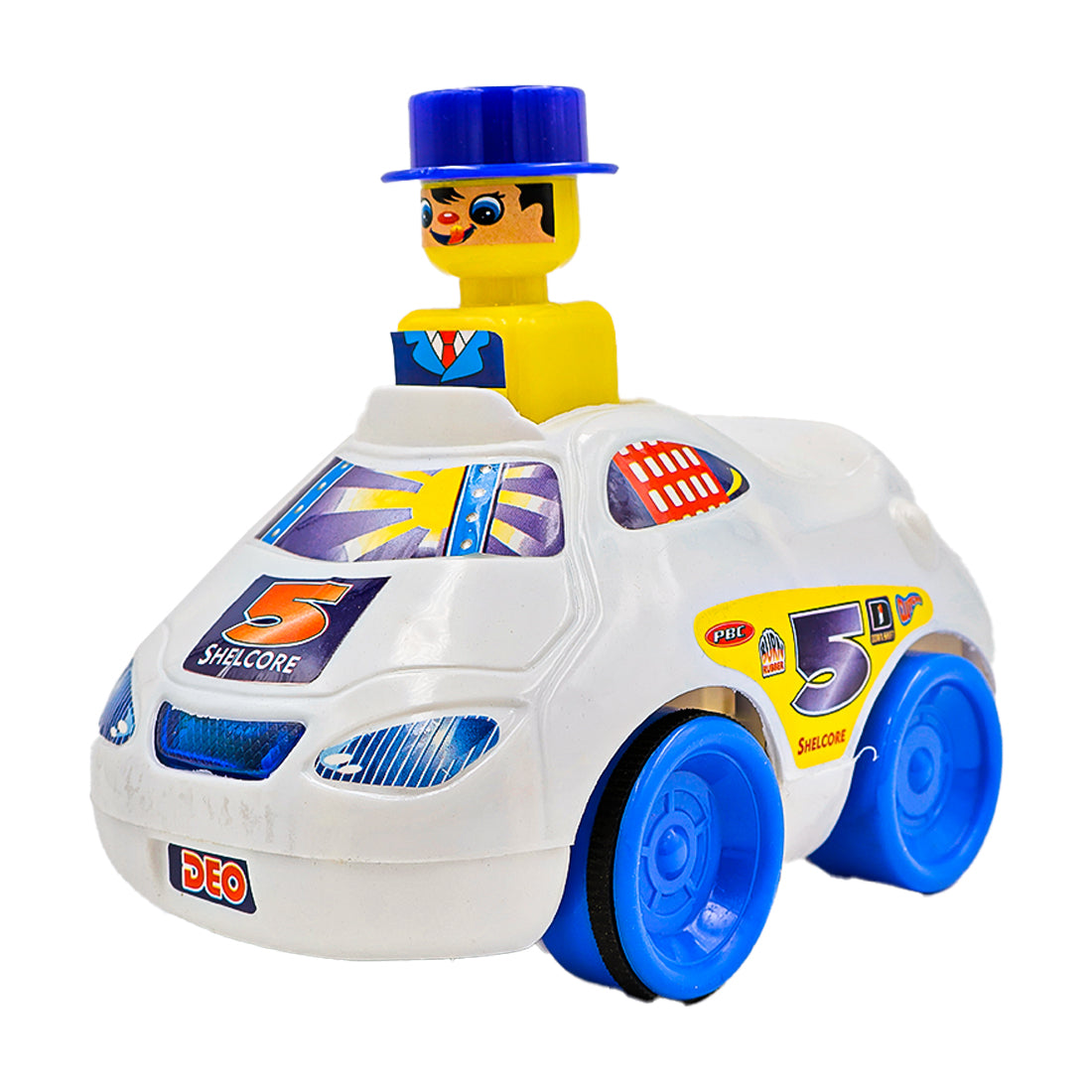 ToyBharat Push n Go Sports Car with a realistic design and vibrant multicolour look is perfect for kids aged 1-6 years. Safe, non-toxic, and ideal for indoor and outdoor play, it makes a great birthday gift.