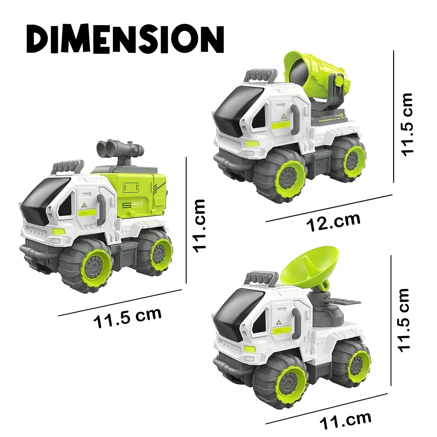 Toybharat Space Car |Multicolour |Intractive Toys| Birthday Gift for Boy and Girl Baby