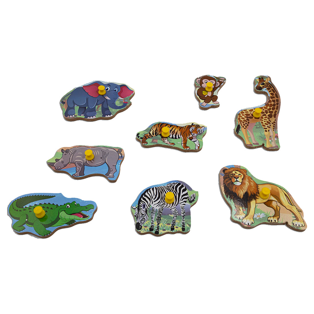 Toybharat Wooden Puzzle Animal | Multicolour | Wooden Toys | Birthday Gift for Kids | Educational