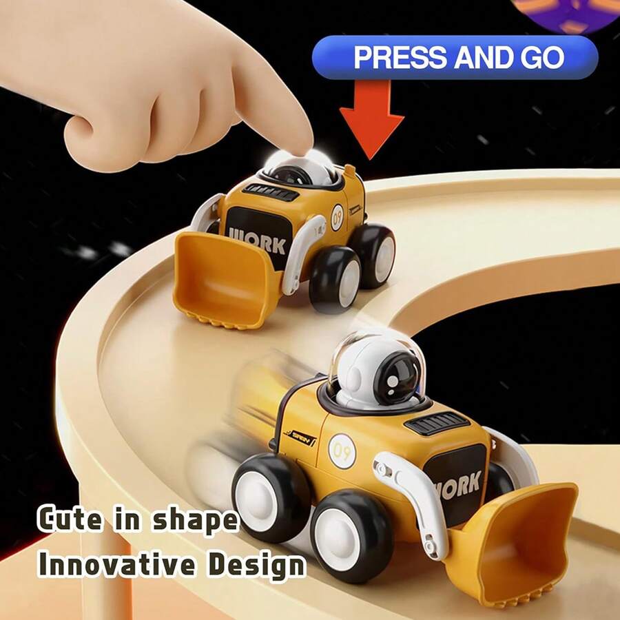 Toybharat Work Construction Truck |Multicolour | Travel Toys | Push N Go