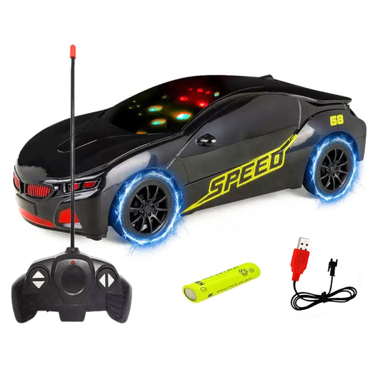 Toybharat RC 3D Light  Remote Control Car |Electronic Toys | Kids Toy Gift