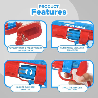 ToyBharat Smoke Gun Toys for Kids| (MultiColor) Smoke Gun|  Smoke Toy Gun for Boys, Girls, Teen, Adults | Birthday Gift - Made in India