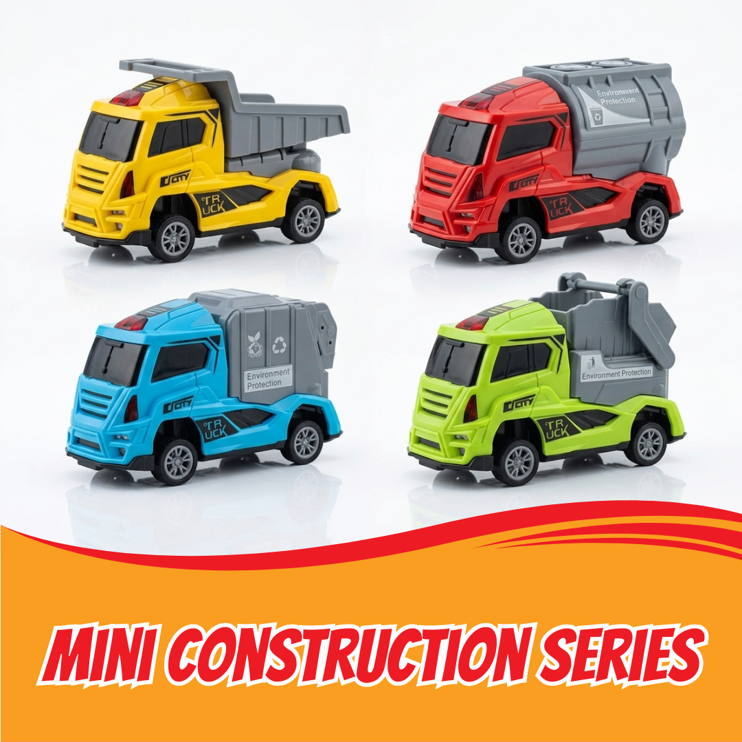 ToyBharat Construction Series ( Multi Colour) 1Pcs. Friction Power Toy with a Realistic Design. Perfect Gift for Kids aged 3–6 Years. Safe, Non-Toxic, and ideal for exciting indoor and outdoor play adventures ( 1 Pcs. Only),