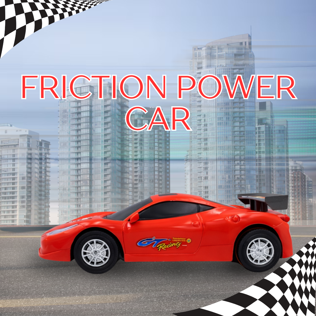 “ToyBharat Model Sport Car offers vibrant colours and friction power for exciting racing fun, making it a perfect gift for kids who love fast toy cars.