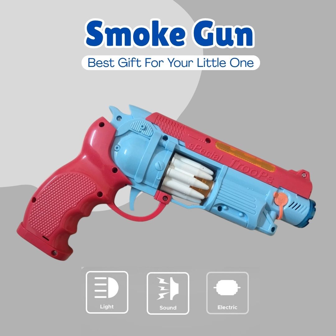 ToyBharat Smoke Gun Toys for Kids| (MultiColor) Smoke Gun|  Smoke Toy Gun for Boys, Girls, Teen, Adults | Birthday Gift - Made in India