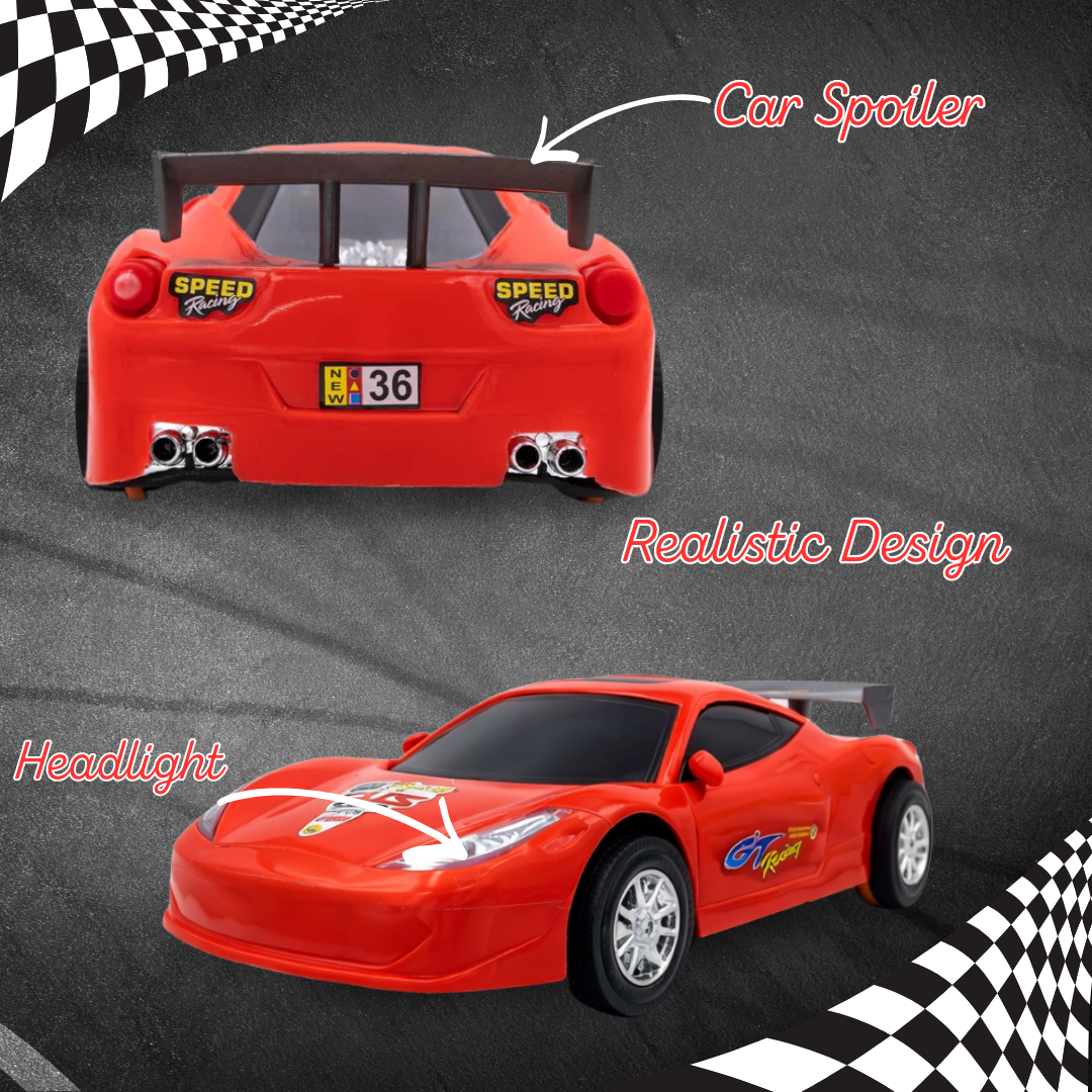 “ToyBharat Model Sport Car offers vibrant colours and friction power for exciting racing fun, making it a perfect gift for kids who love fast toy cars.