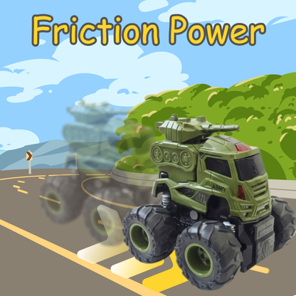 ToyBharat Army Power Truck| Friction Power Toy with a Realistic Design. Perfect Gift for Kids aged 1–6 Years. Safe, Non-Toxic, and ideal for exciting indoor and outdoor play adventures.| Pack Of 1 Pcs.|