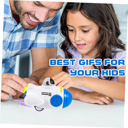 Toybharat Push N Go Ufo N AV Pack Of 3 |Multicolour | Travel Toys | Birthday Gift for Boy and Girl Baby