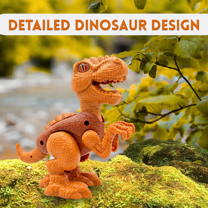 ToyBharat Moving Dinosaur  Toys for Girls Boys | Multicolour | Travel Toys | Birthday Gift for kids | Interactive Toys|