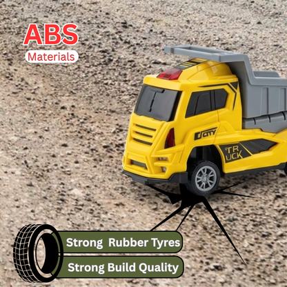 ToyBharat Construction Series ( Multi Colour) 1Pcs. Friction Power Toy with a Realistic Design. Perfect Gift for Kids aged 3–6 Years. Safe, Non-Toxic, and ideal for exciting indoor and outdoor play adventures ( 1 Pcs. Only),