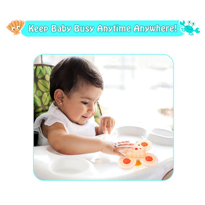 ToyBharat Baby Spinner is a multicolour interactive toy set that promotes motor skills and sensory play. Safe, non-toxic, and perfect for indoor and outdoor fun. A great birthday gift for baby boys and girls.