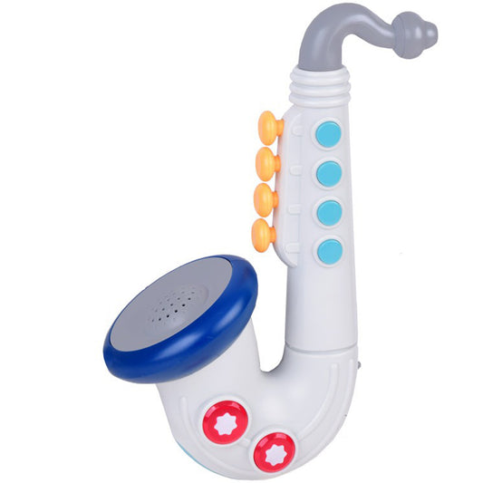 ToyBharat Musical Battery Saxophone Toy – Colorful, Fun Sound & Easy Play for Kids 3+ – Engaging Educational Instrument, Perfect Gift for Boys & Girls