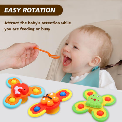 Toybharat Spinner Set Of 3| Multicolour | Interactive Toys | Birthday Gift for Boy and Girl Baby