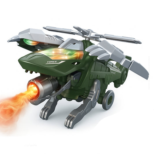 ToyBharat Deformer Smoke Helicopter | Multicolour | Travel Toys | Birthday Gift for kids | Electronic Toys