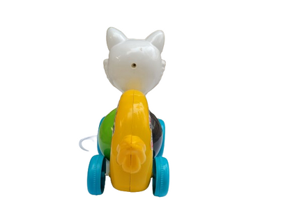 Toybharat Pulling Funny Cat | Multicolour | Kids Gift | Pull Along Toy | Pulling Toys