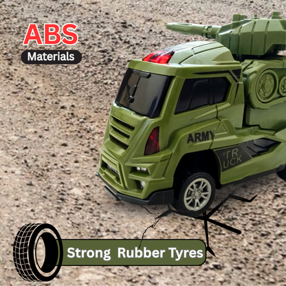 ToyBharat Army Construction Series ( Green Colour) 1Pcs. Friction Power Toy with a Realistic Design. Perfect Gift for Kids aged 3–6 Years. Safe, Non-Toxic, and ideal for exciting indoor and outdoor play adventures ( 1 Pcs. Only),