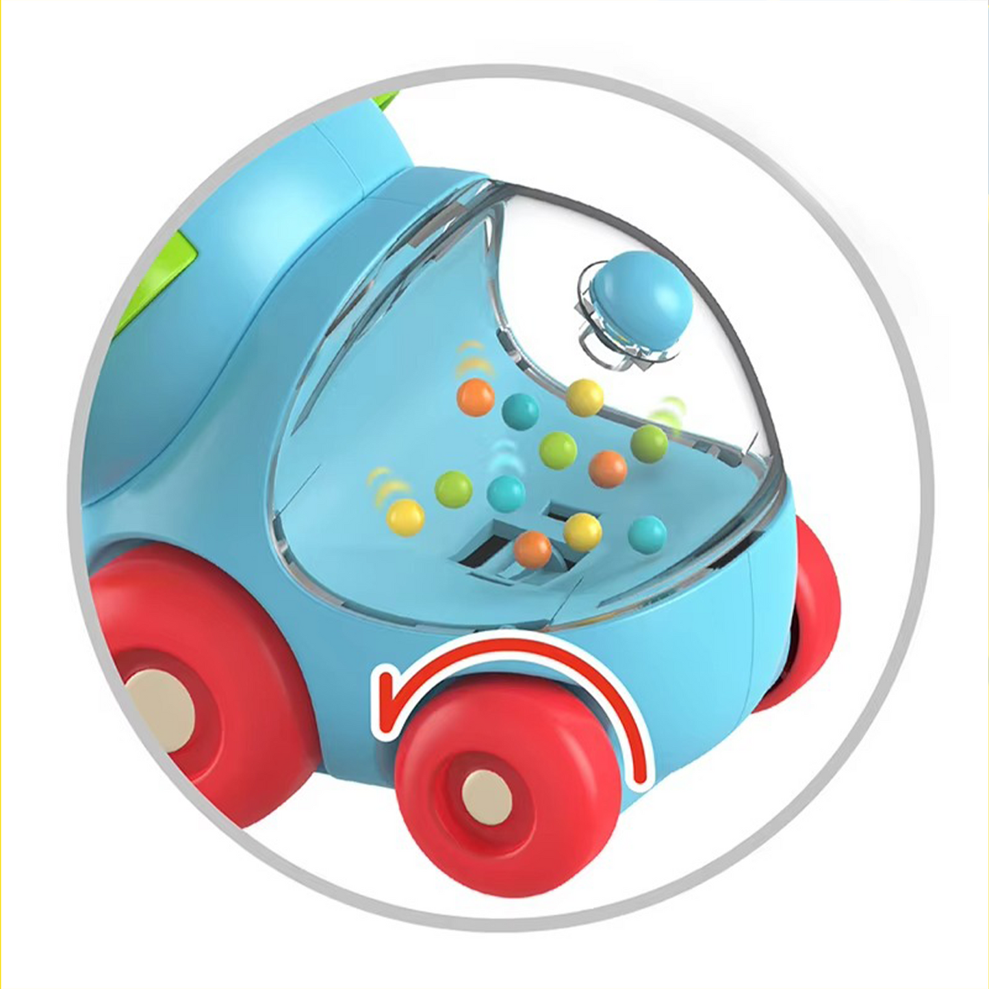 ToyBharat Pop Pop Elephant Toys for Girls Boys | Multicolour | Travel Toys | Birthday Gift for kids | Interactive Toys|