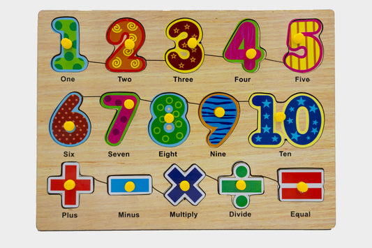  Wooden Puzzle 123