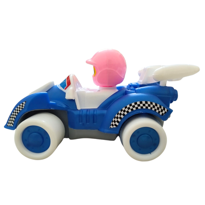 ToyBharat Racer Car is a Multicolour Friction Power Toy with a Realistic Design. Perfect Gift for Kids aged 1–6 Years. Safe, Non-Toxic, and ideal for exciting indoor and outdoor play adventures.