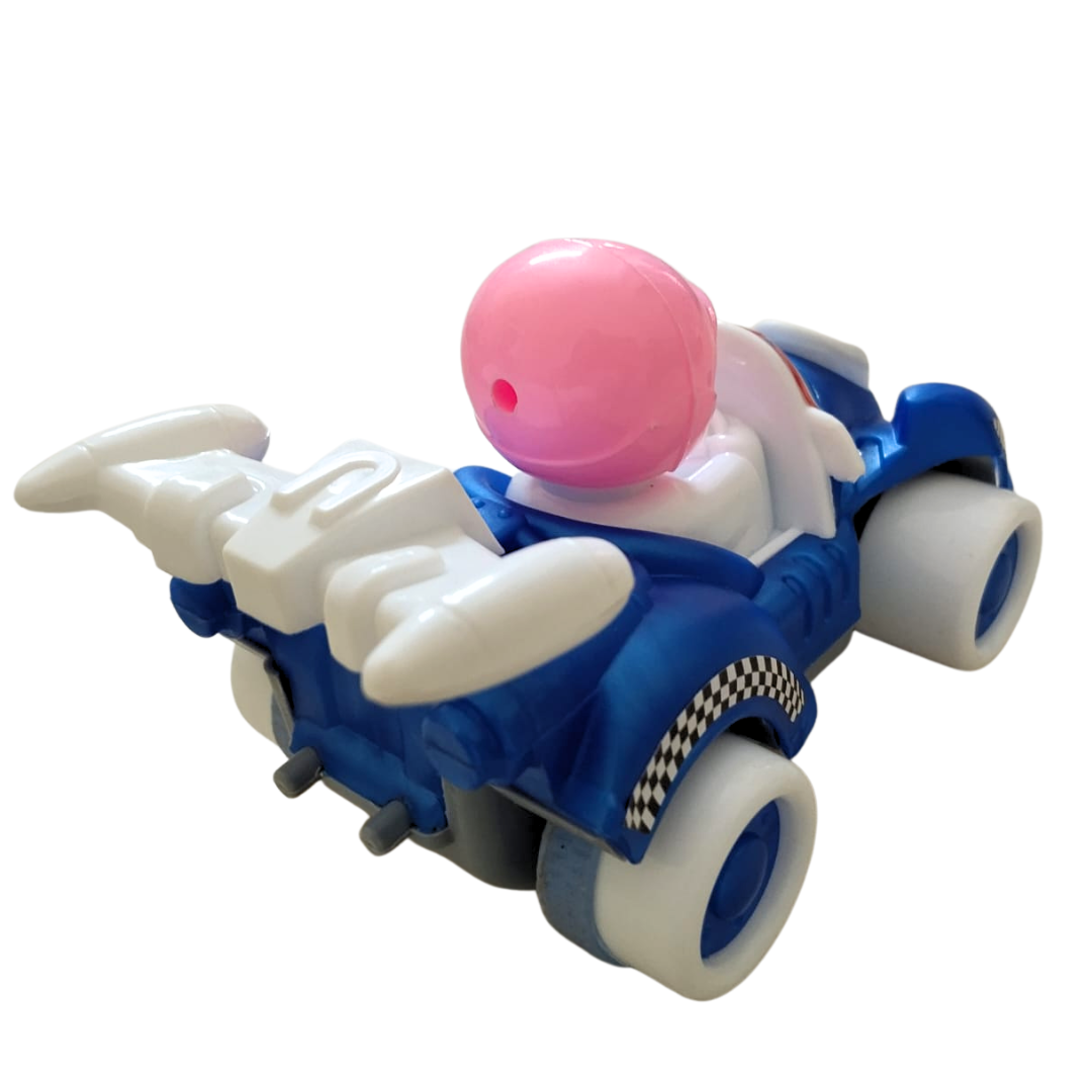 ToyBharat Racer Car is a Multicolour Friction Power Toy with a Realistic Design. Perfect Gift for Kids aged 1–6 Years. Safe, Non-Toxic, and ideal for exciting indoor and outdoor play adventures.