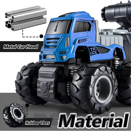 ToyBharat ABS Monster carrier truck Tanker Toy set with friction-powered cars, flashing lights, and music. A fun and educational emergency vehicle toy for boys and girls age 3+, ideal for birthdays and learning play.