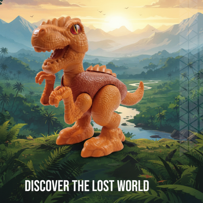 ToyBharat Moving Dinosaur  Toys for Girls Boys | Multicolour | Travel Toys | Birthday Gift for kids | Interactive Toys|