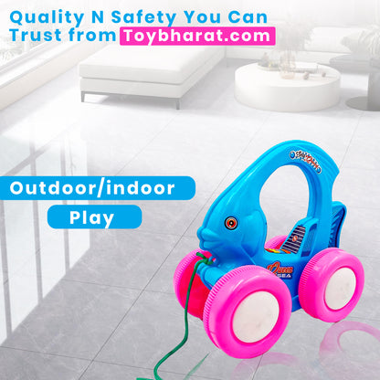 Toybharat Pulling Dancing Fish |Multicolour | Kids Gift |Pull Along Toy