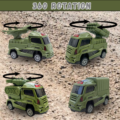 ToyBharat Army Construction Series ( Green Colour) 1Pcs. Friction Power Toy with a Realistic Design. Perfect Gift for Kids aged 3–6 Years. Safe, Non-Toxic, and ideal for exciting indoor and outdoor play adventures ( 1 Pcs. Only),