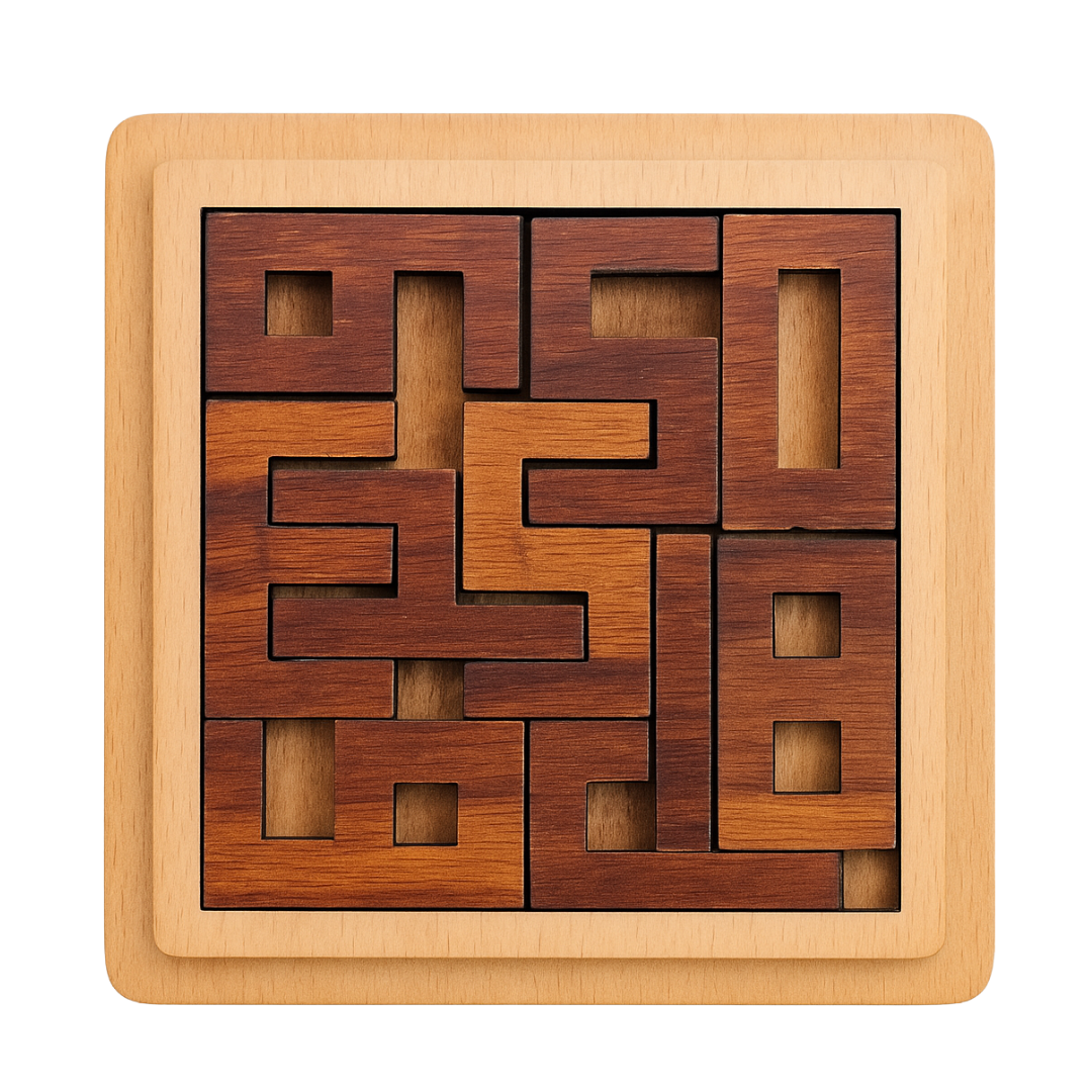 Toybharat Numerical  Puzzle Game Board Game Puzzle Toy (Multicolour) for Adults Family Contemporary Manufacture And Unisex Kids (Colour May Differ)