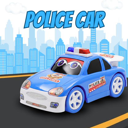ToyBharat Police Car Toy in Multicolour with Realistic Design is a fun and safe Toy Cars Train & Vehicle play item. A perfect Kids Gift and Birthday Surprise for Boys and Girls aged 1–6 Years, for all play areas.