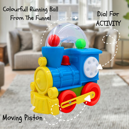 Toybharat Action Loco Pulling |Multicolour | Travel Toys |Pull Along Toy