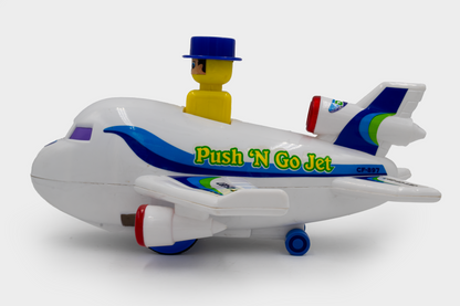 Toybharat Unisex Kids For Push N Go Jet | Multicolor | Push N Go Toys | Kids Gift