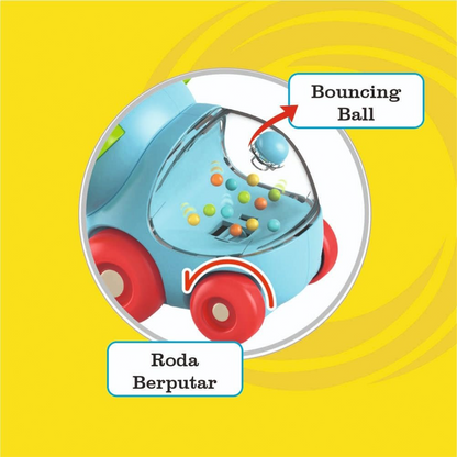 ToyBharat Pop Pop Elephant Toys for Girls Boys | Multicolour | Travel Toys | Birthday Gift for kids | Interactive Toys|