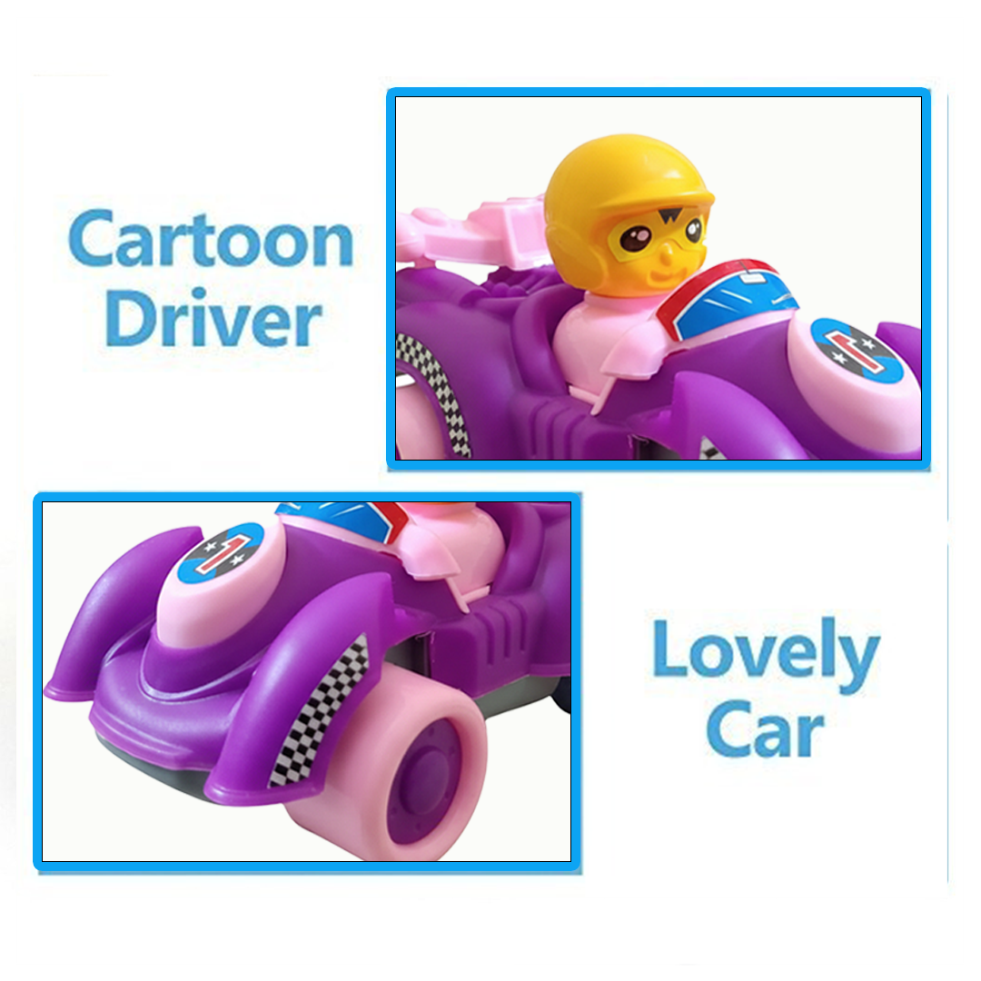 ToyBharat Racer Car is a Multicolour Friction Power Toy with a Realistic Design. Perfect Gift for Kids aged 1–6 Years. Safe, Non-Toxic, and ideal for exciting indoor and outdoor play adventures.