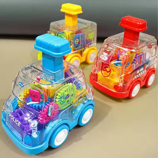 ToyBharat Press n Go Gear Bus Toys  for Kids 1 Pcs .Toys| Doll & Play Set |Set of 1|