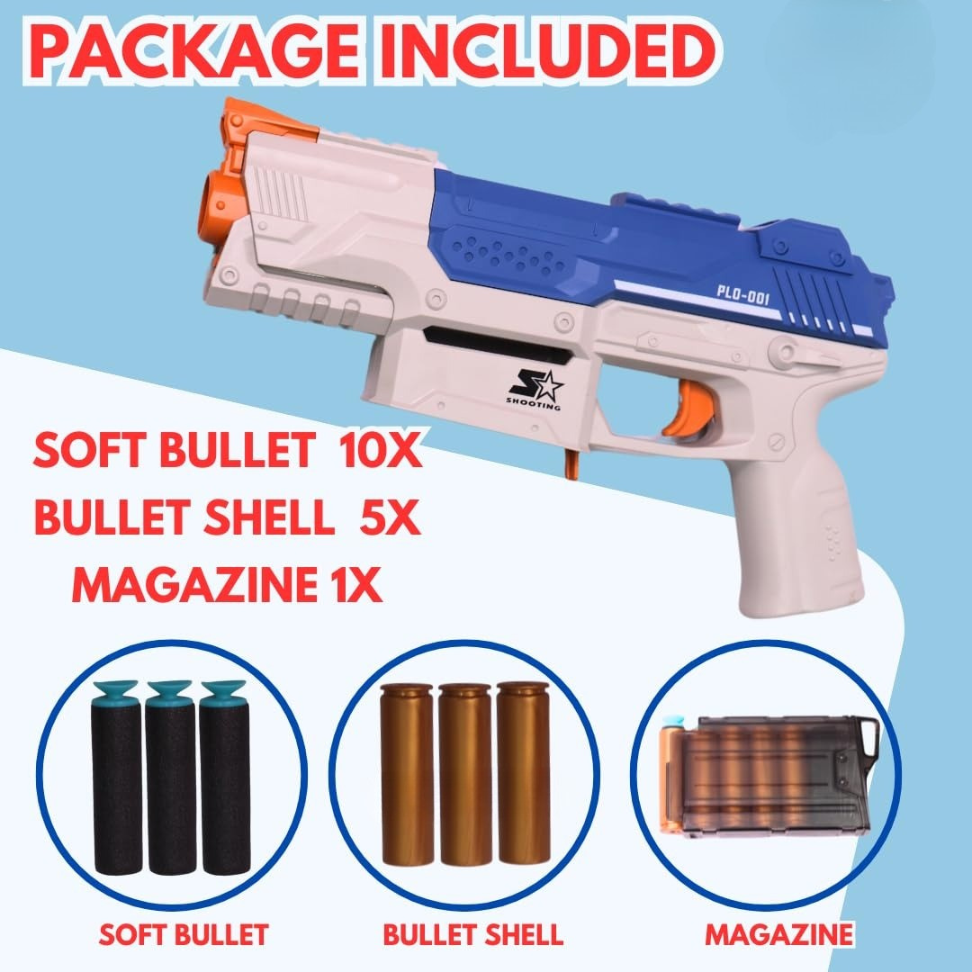 ToyBharat Pinoneer M3 Gun Toys for Kids| (Multi Colour)Fun Target Shooting M3 Gun  | Feta Toy Gun for Boys, Girls, Teen, Adults | Birthday Gift - Made in India