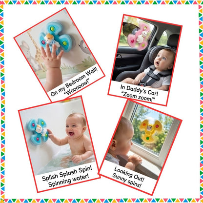 ToyBharat Big Spinner Set of 3 is a multicolour interactive toy set that promotes motor skills and sensory play. Safe, non-toxic, and perfect for indoor and outdoor fun. A great birthday gift for baby boys and girls.