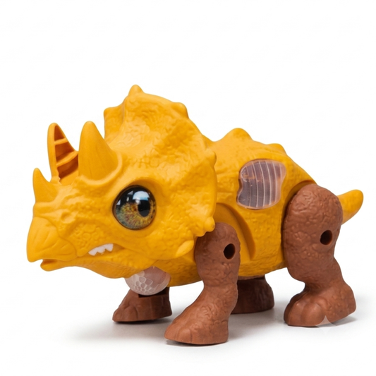 ToyBharat Musical walking Dino| Battery Operated | flashing lights, and music. A fun and educational toy for boys and girls age 3+, ideal for birthdays and learning play.